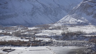 aerial photo of field tajikistan zoom background