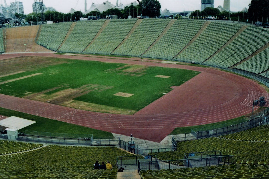 green football field