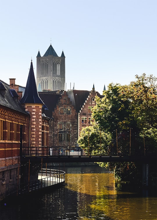 body of water by buildings during daytime in Ghent Belgium