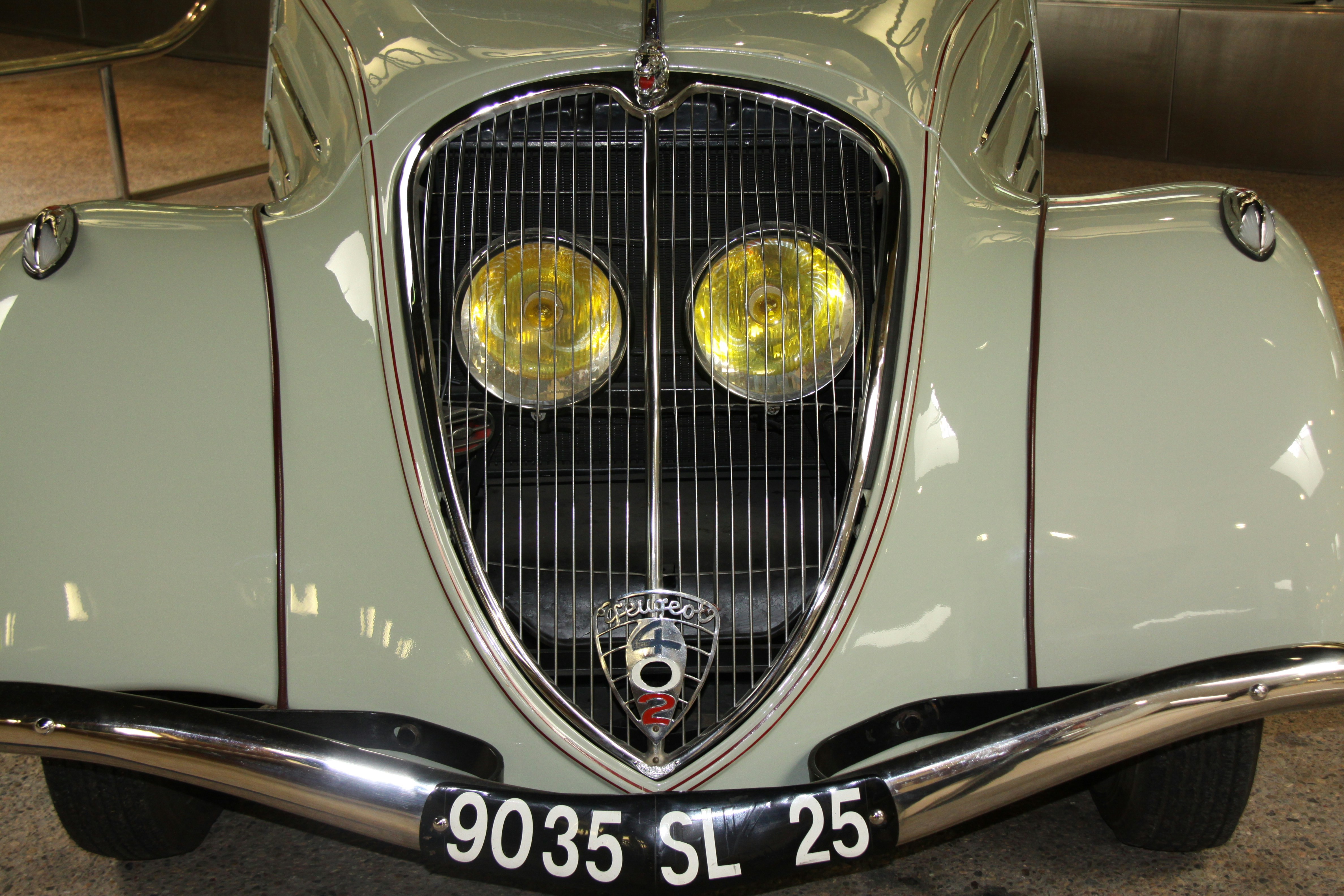 Peugeot 402 in the Peugot Museum