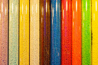 multicolored beads lot
