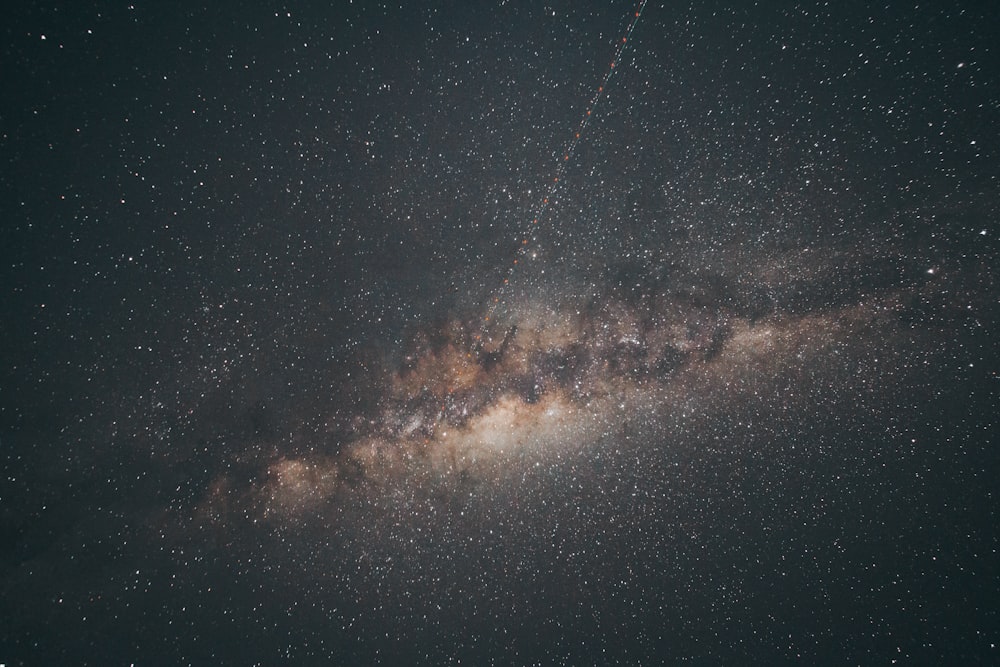 long-exposure photography of star formation