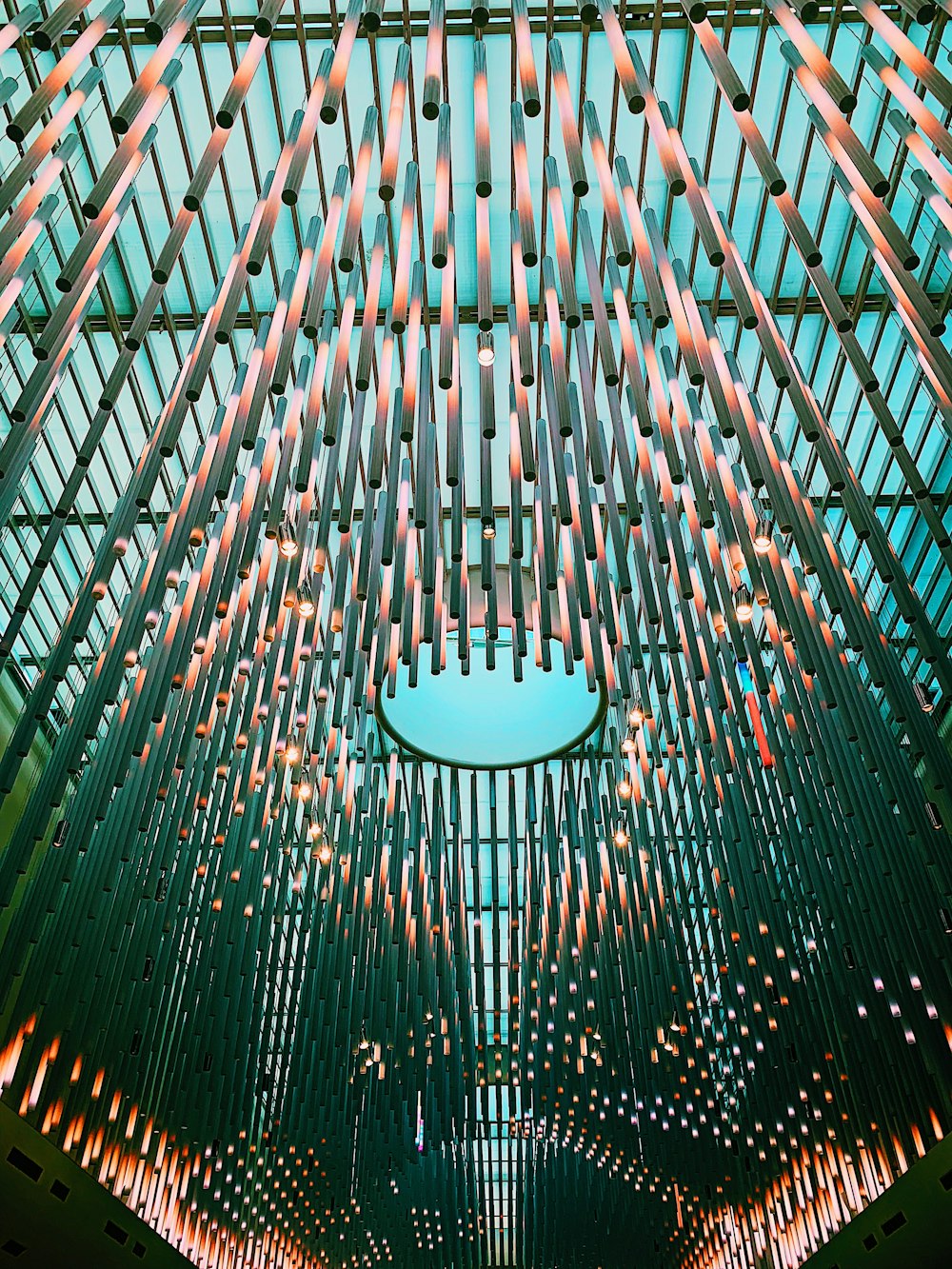 ceiling with hanging decors