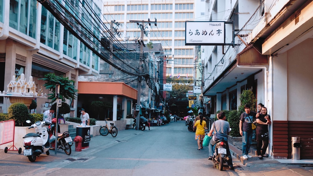 people in street during daytime