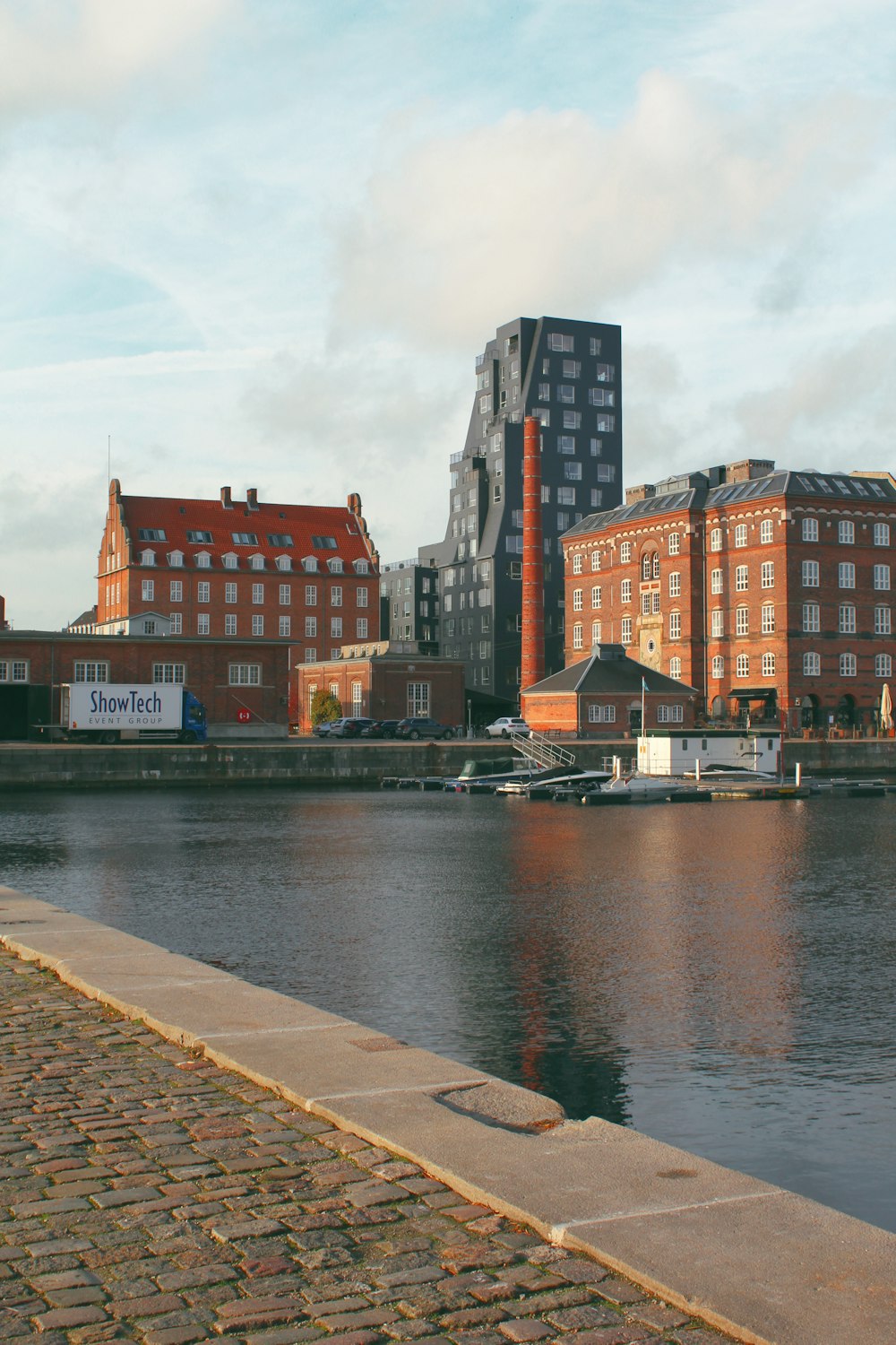 assorted houses beside river