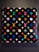 A vibrant artwork displaying traditional African patterns and modern design elements.