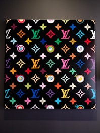 A vibrant canvas artwork showcasing a unique design.