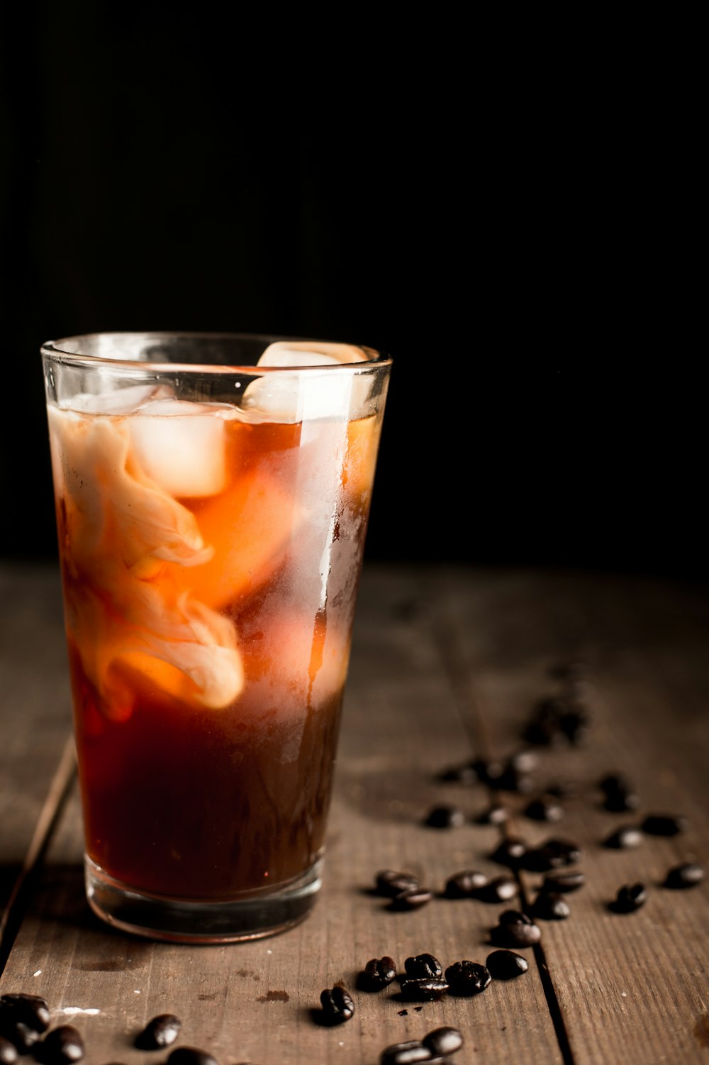 coffee in highball glass