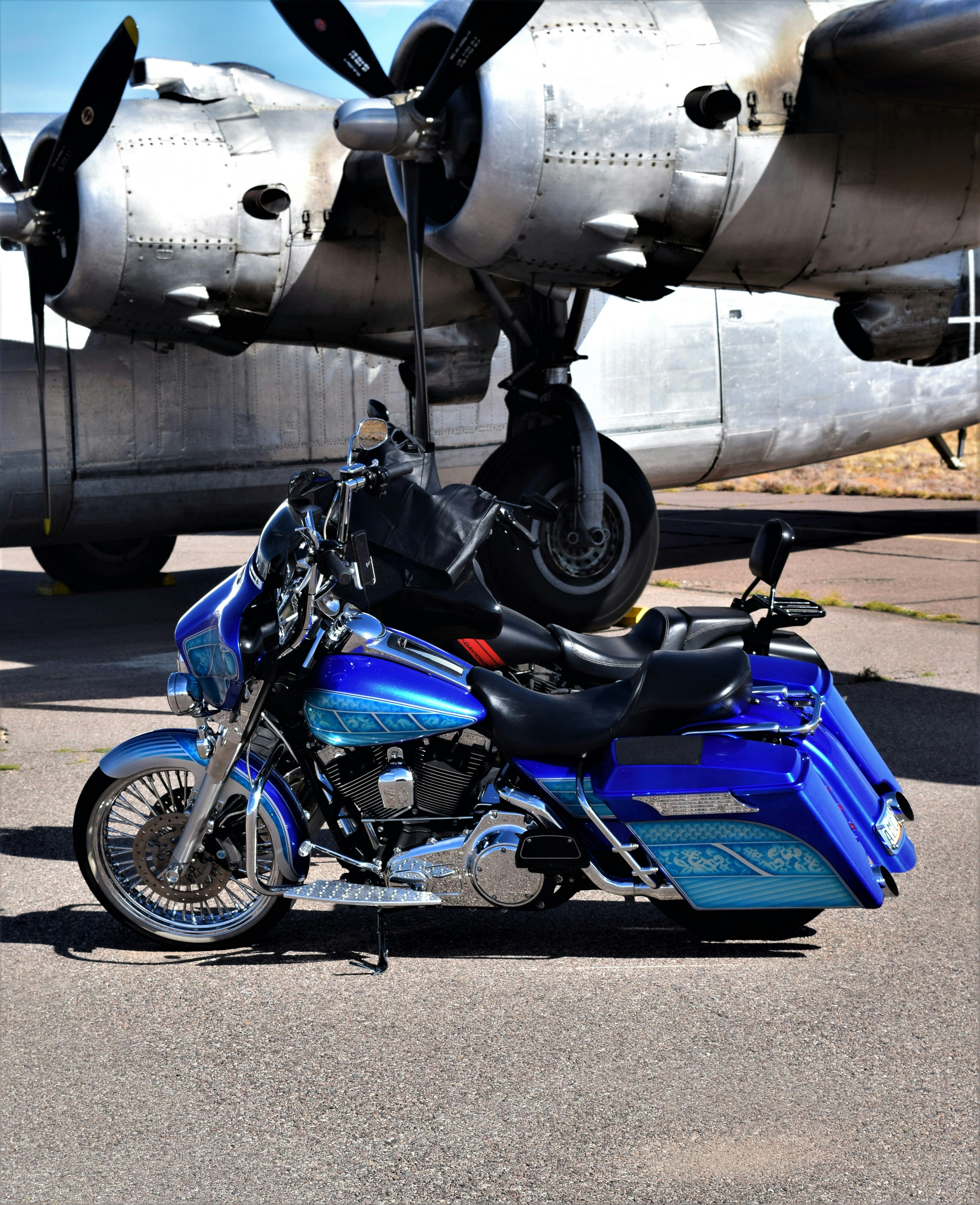 bikes and plane