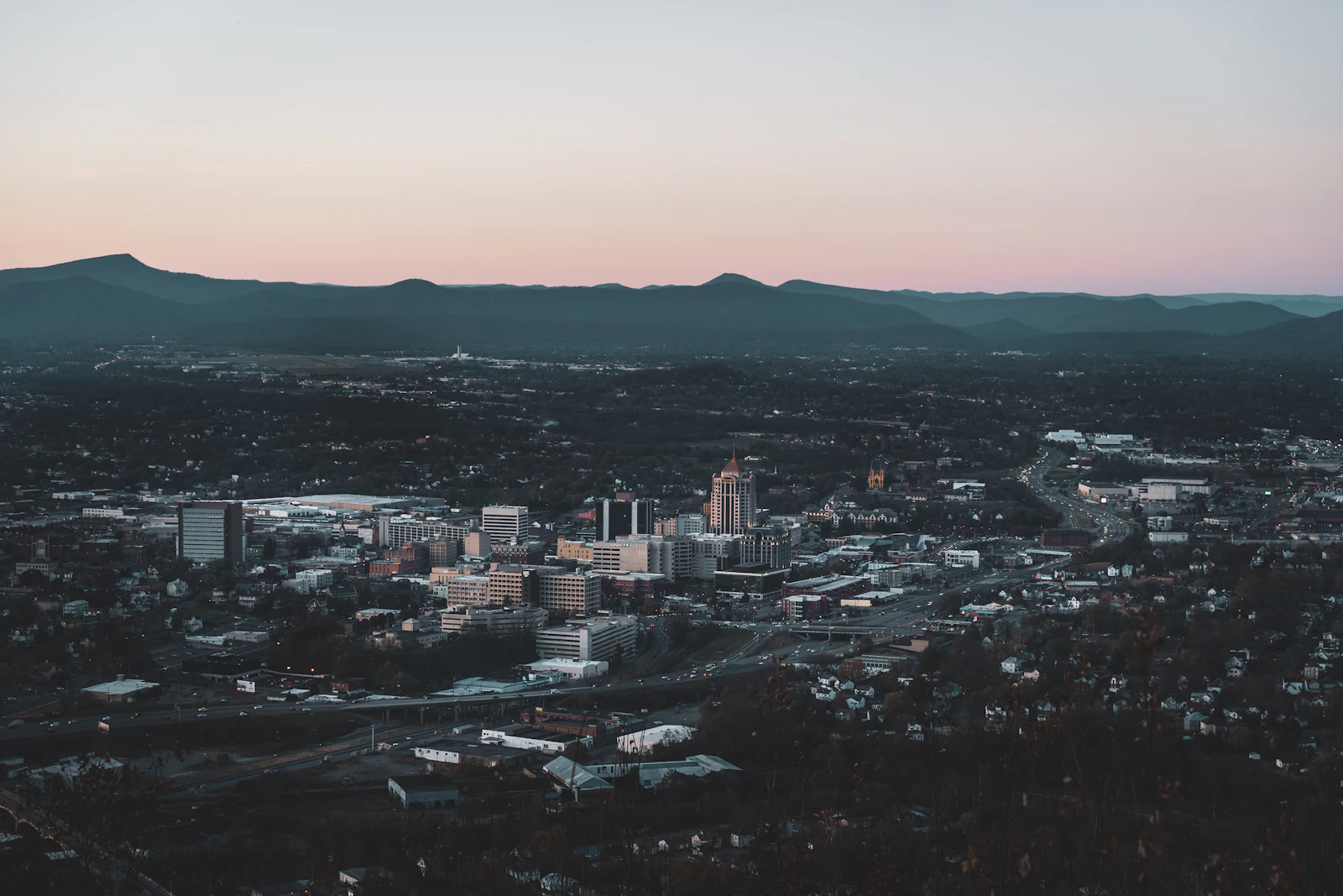 A view of Roanoke, VA