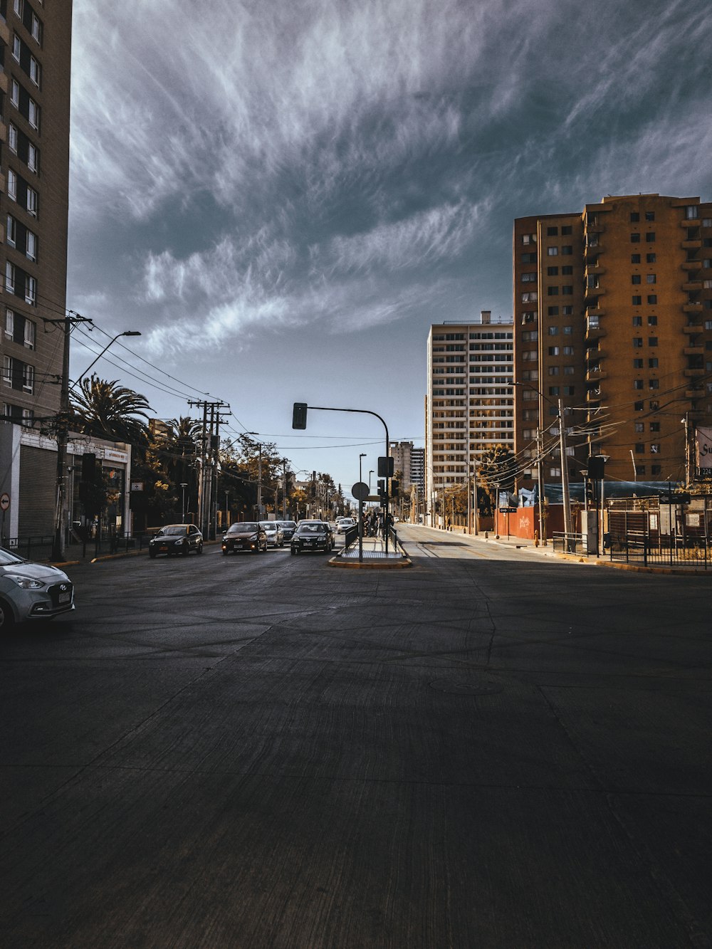 cars on road