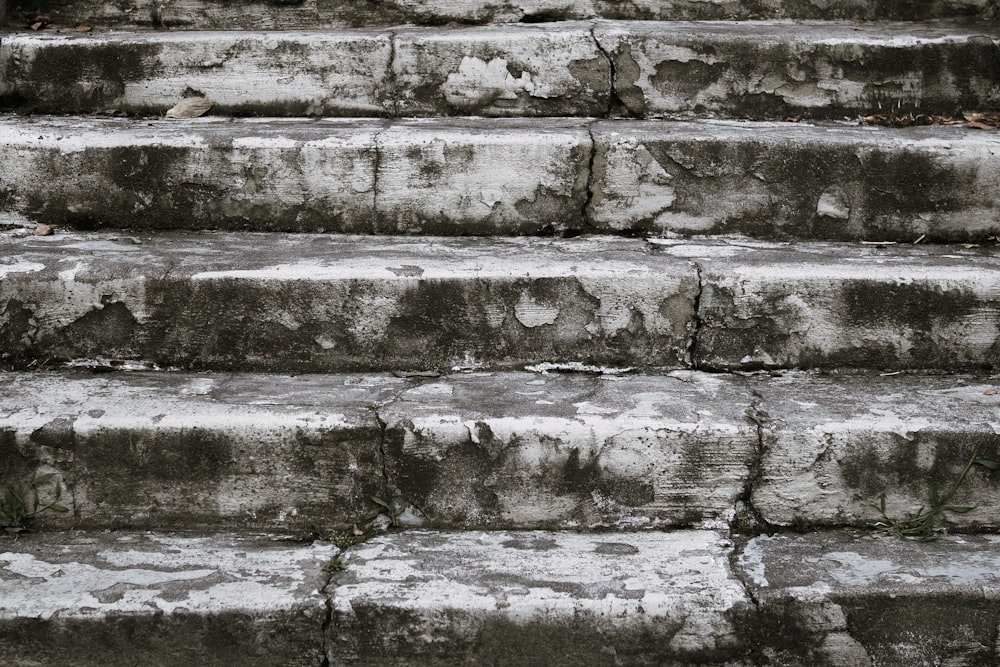 gray concrete stairs