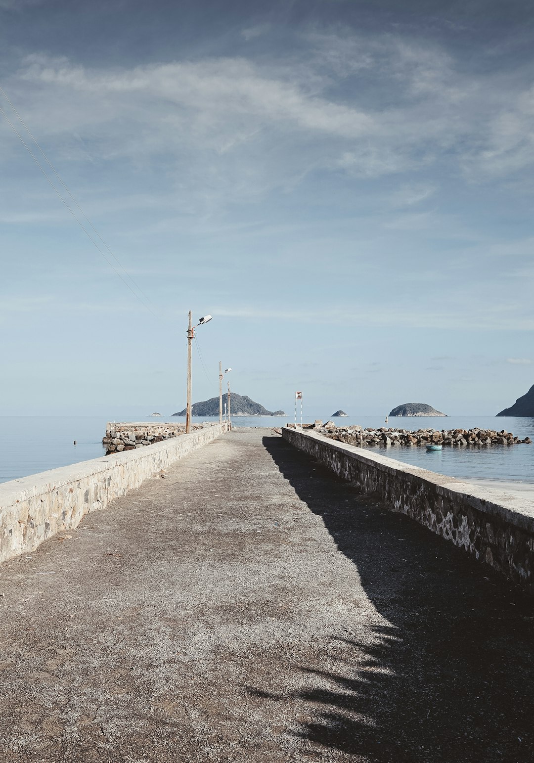 Historical war bridge in Con Dao island, Vietnam