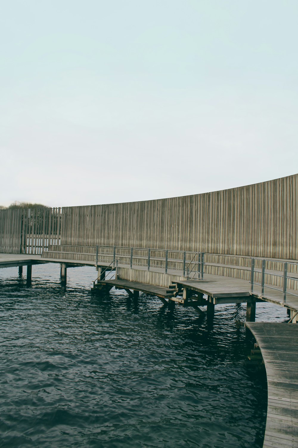 brown wooden bridge