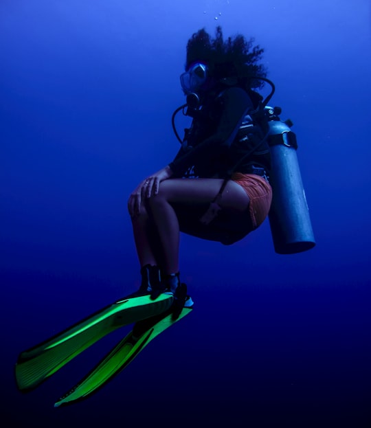 woman scuba diving in Red Sea Governorate Egypt