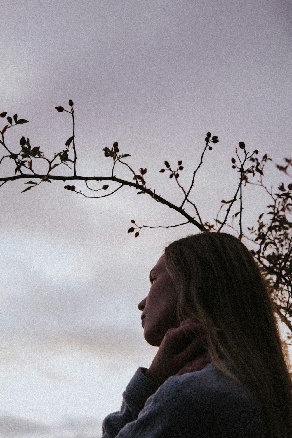 woman near tree