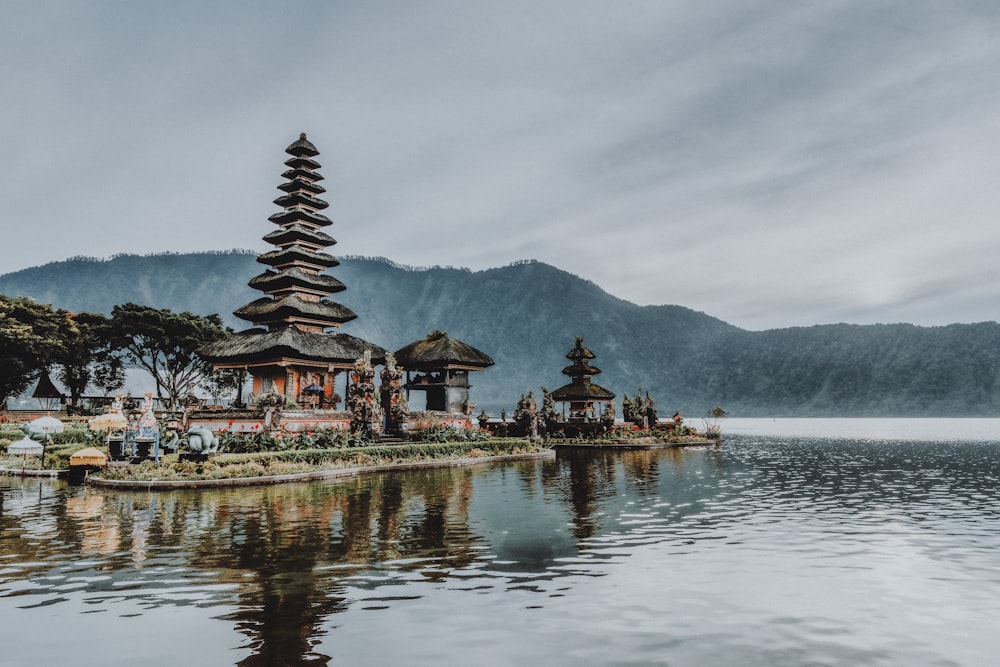 buildings near body of water