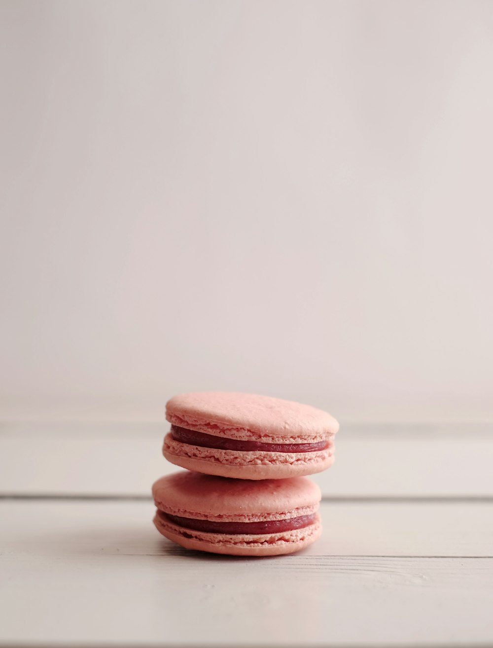 two French macaroons