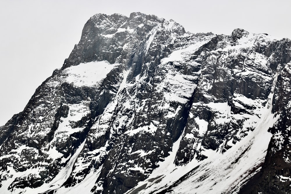 snow covered mountain