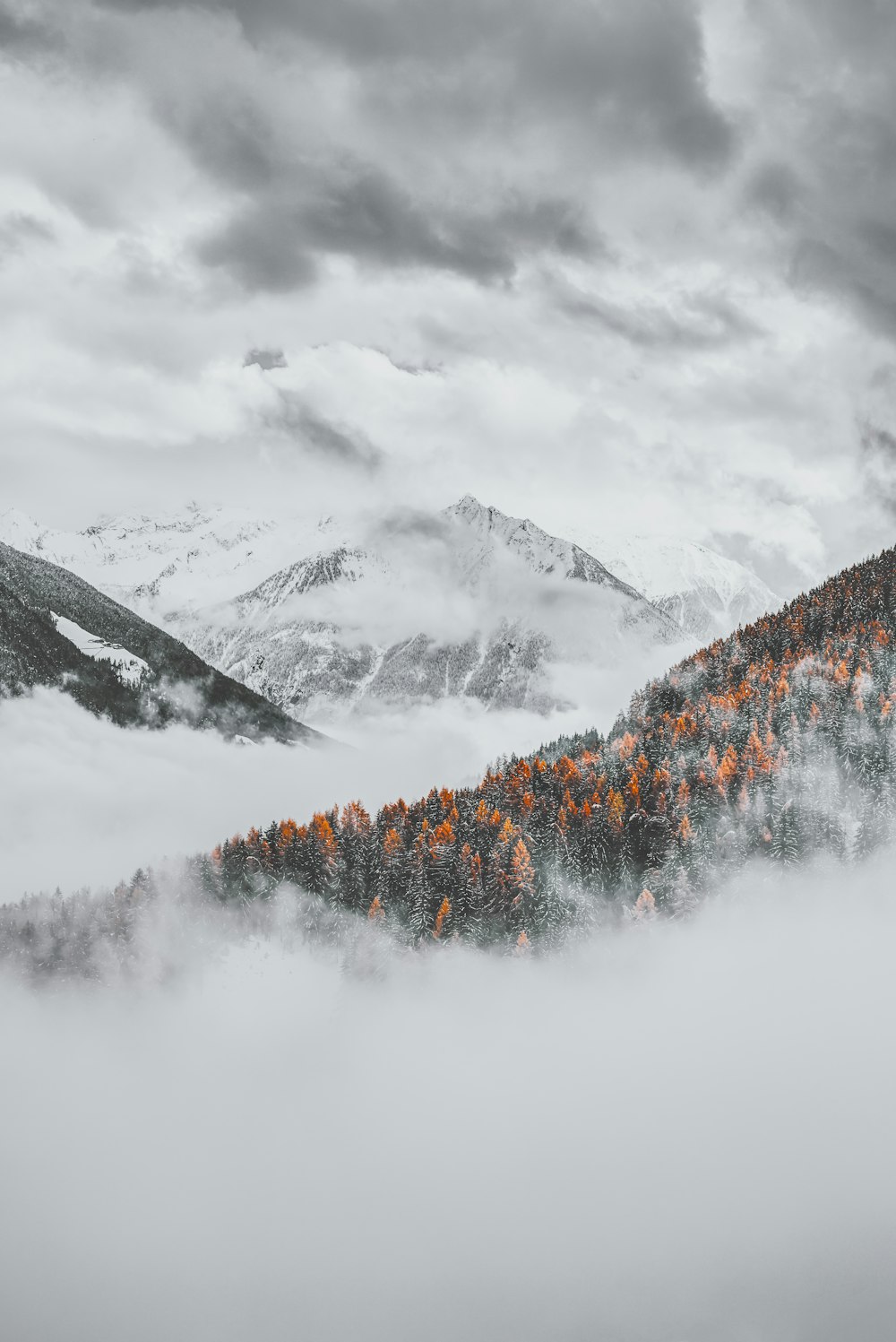 mountain at daytime