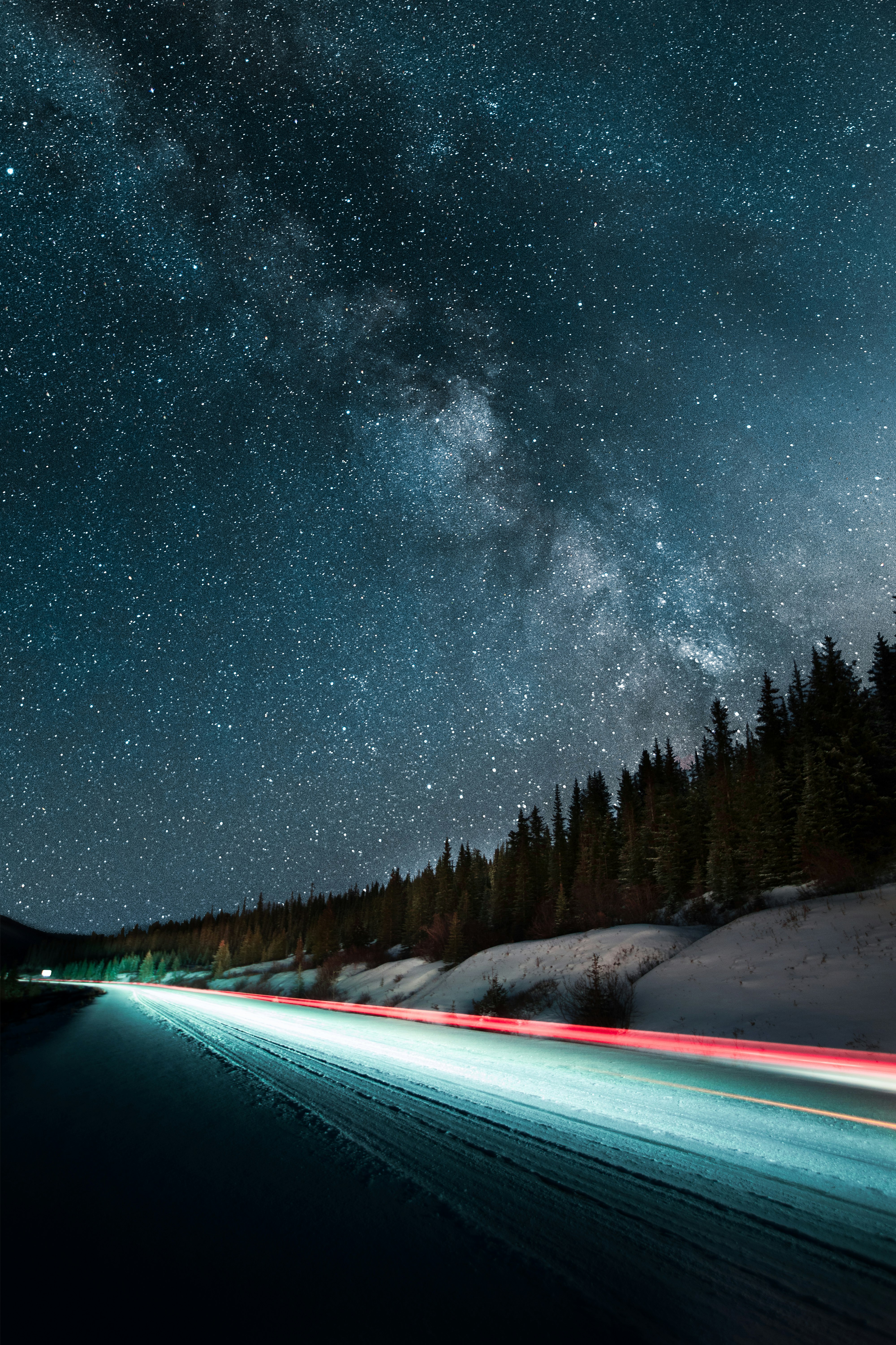long-exposure photography of vehicle light