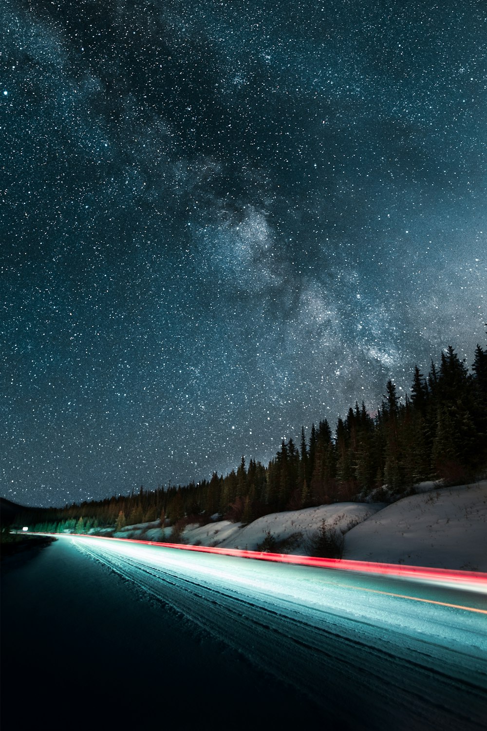 long-exposure photography of vehicle light