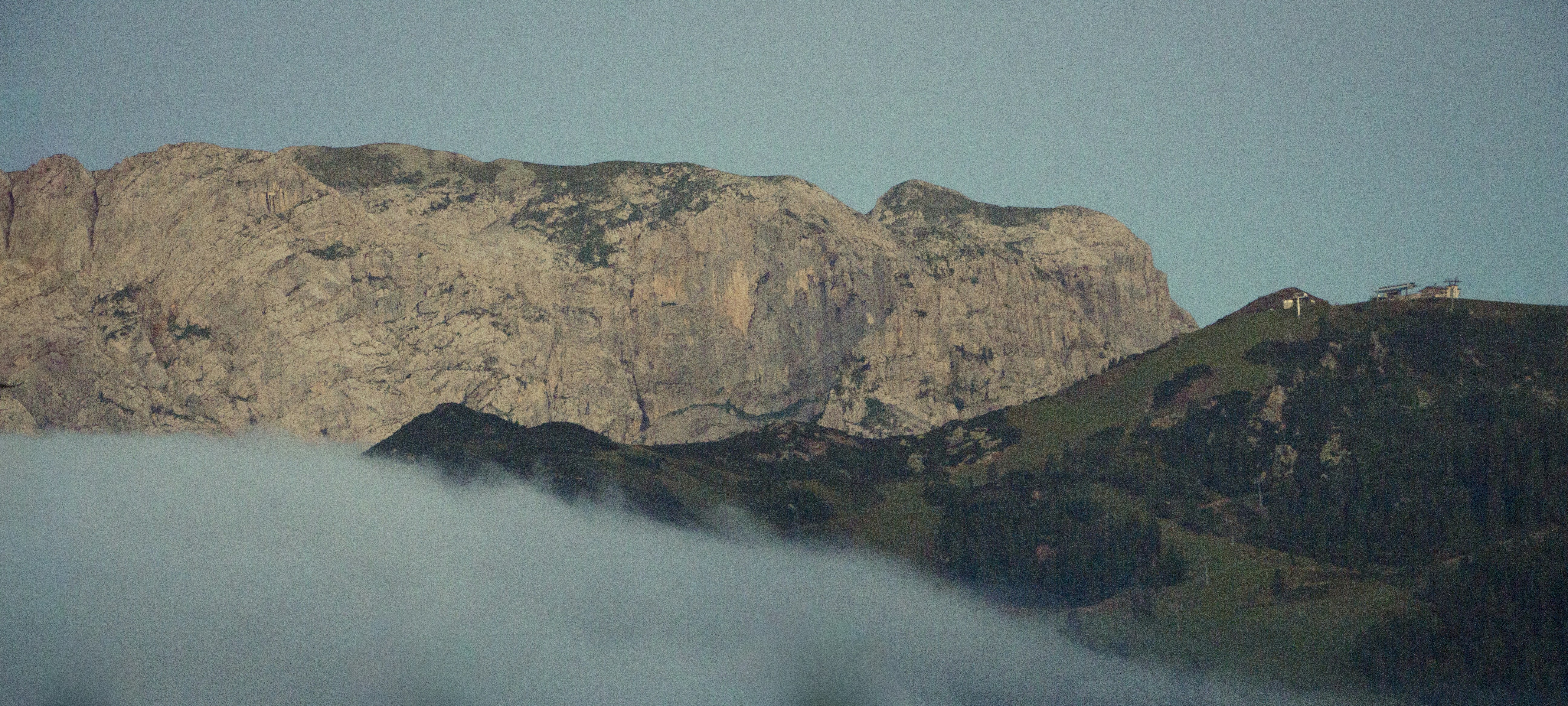 aerial photography of rock formations
