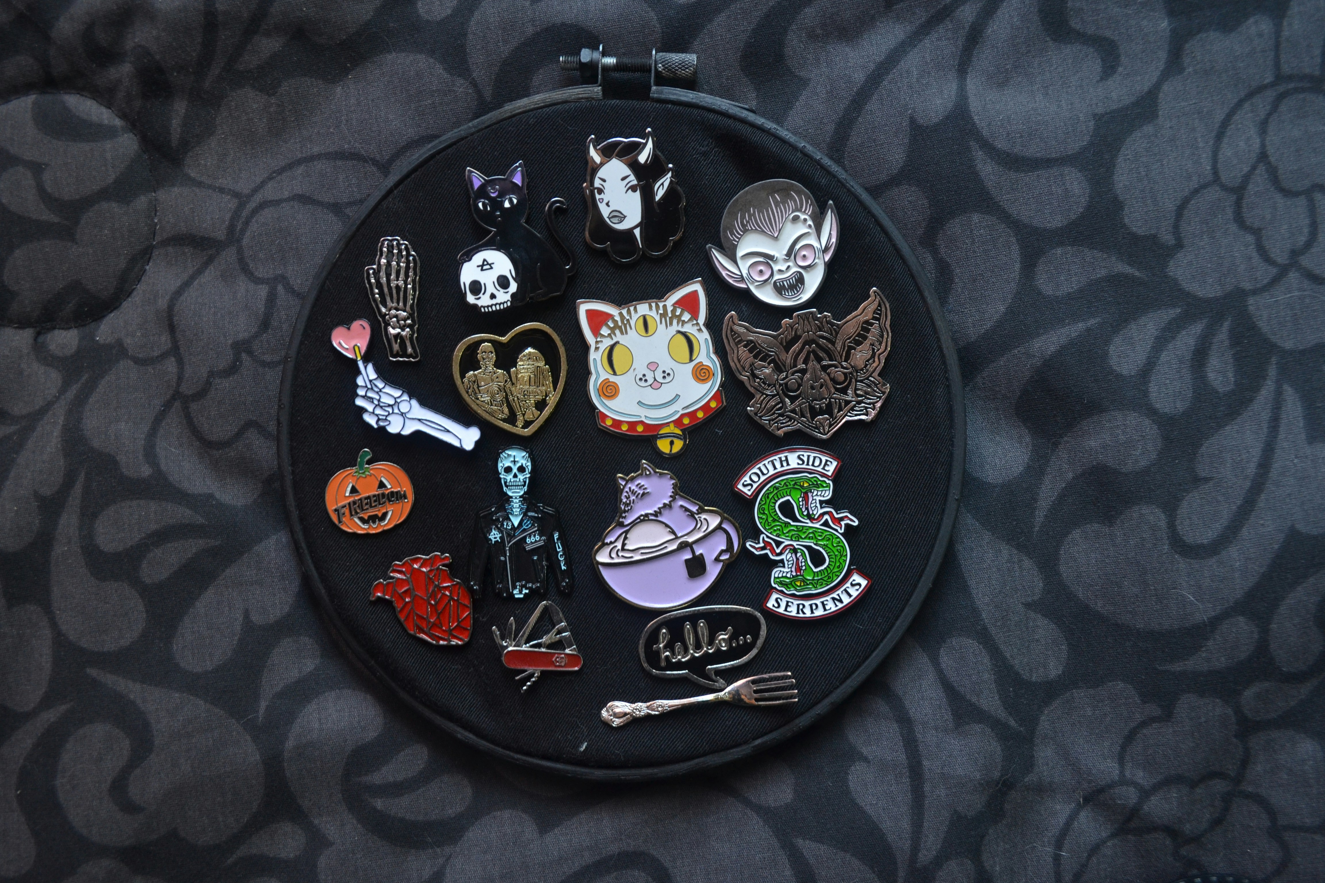 assorted pin lot