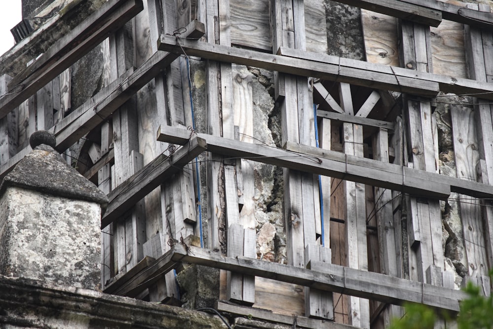 gray wooden building during day