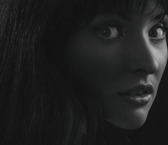 A close-up of a vibrant portrait capturing deep emotions.