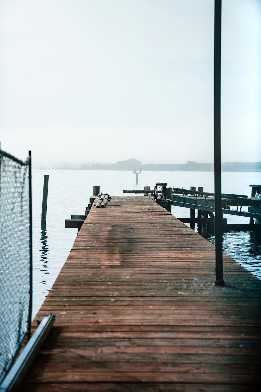 brown wooden dock