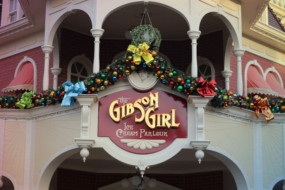 The Gibson Girl Ice Cream Parlour shopfront during day