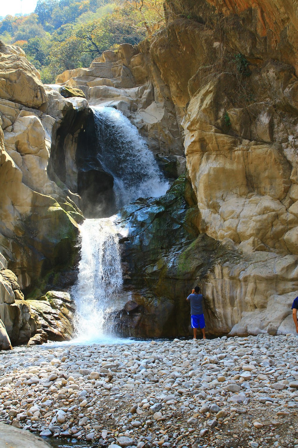 brown rock formation