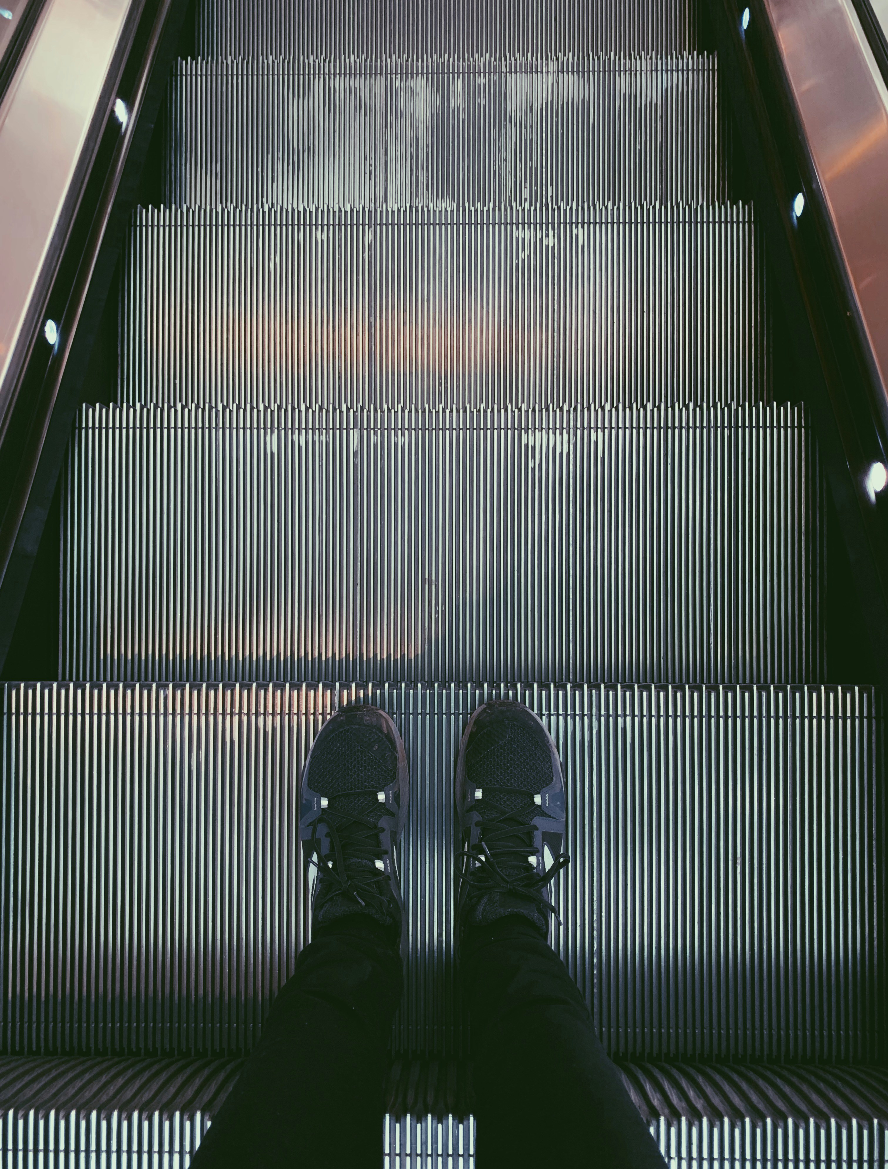 Sometimes when you’re shopping (or your wife is shopping and you’re carrying bags) it seems neat to snap an escalator.