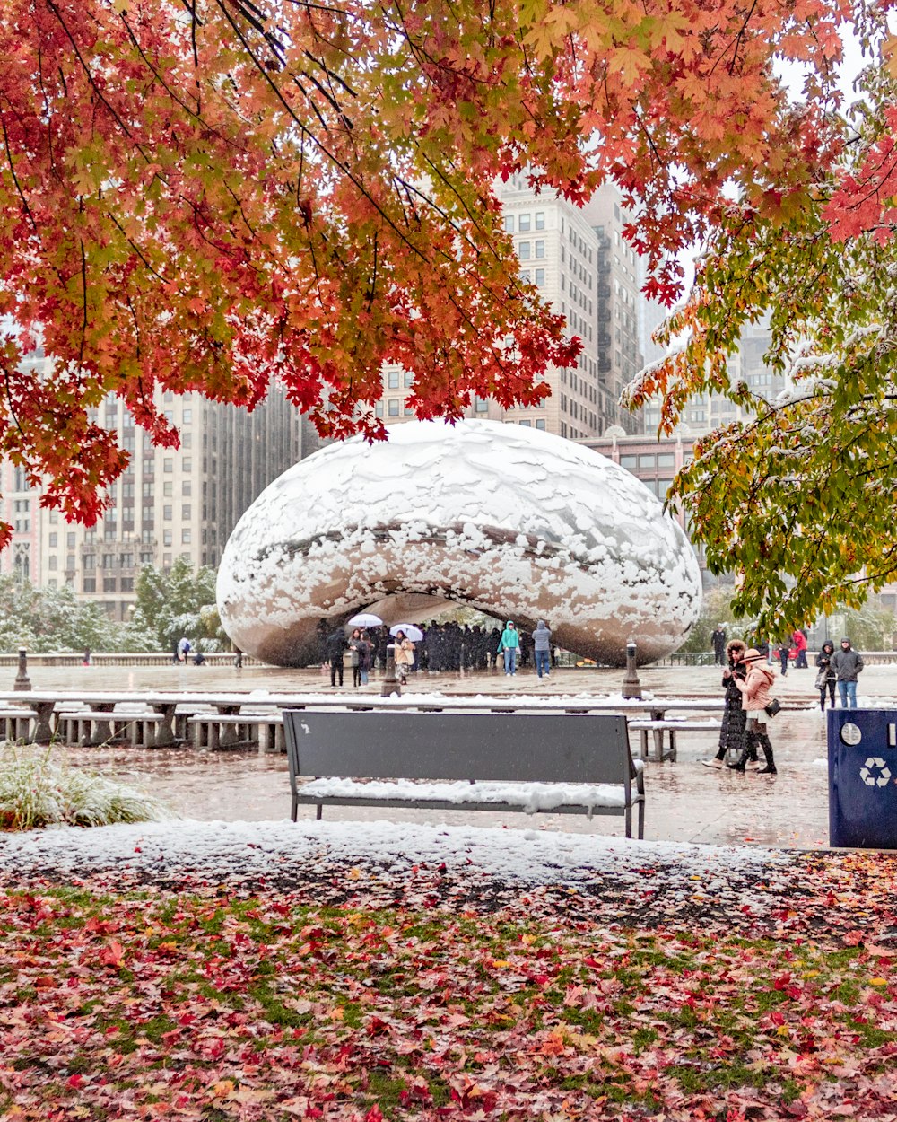 Cloudgate, Chicago during daytime