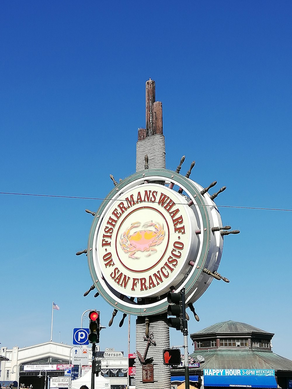 Fishermans Wharf signage