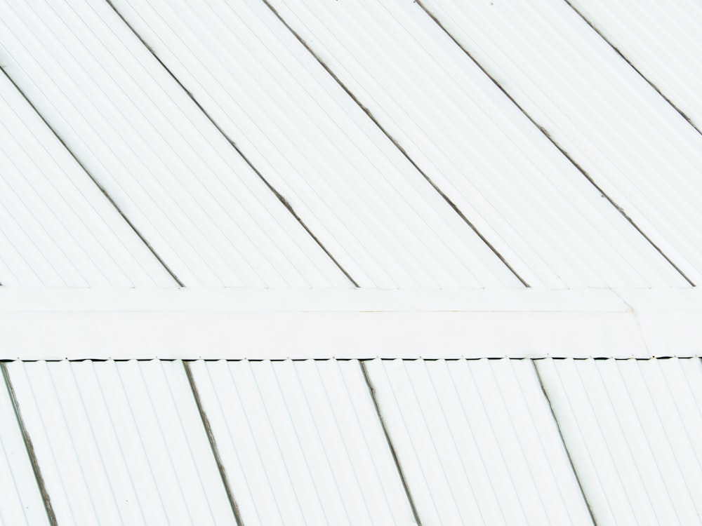 white corrugated sheets