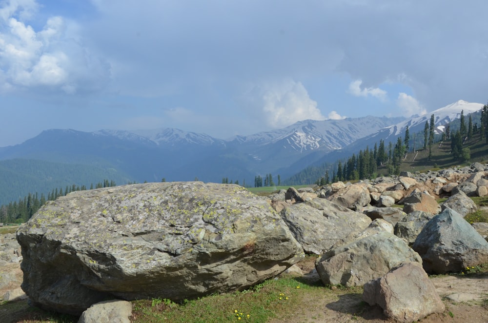 stone boulder