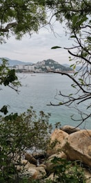 body of water and island