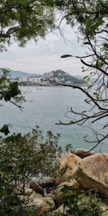 body of water and island