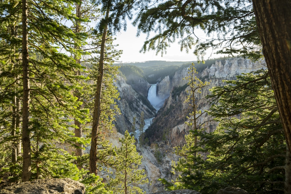 body of water and mountain