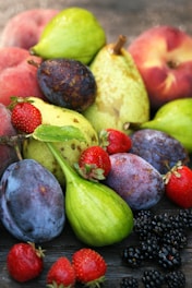 variety of fruits