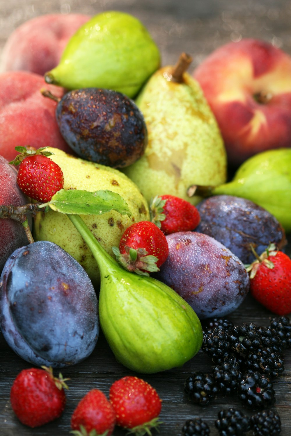 variety of fruits