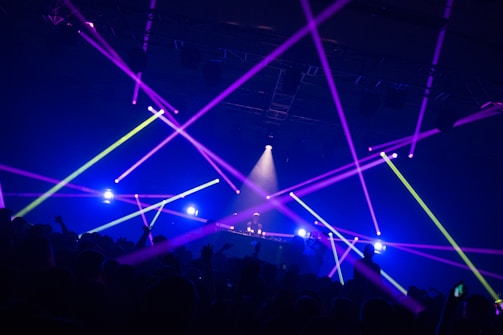 people gathering in event during night time