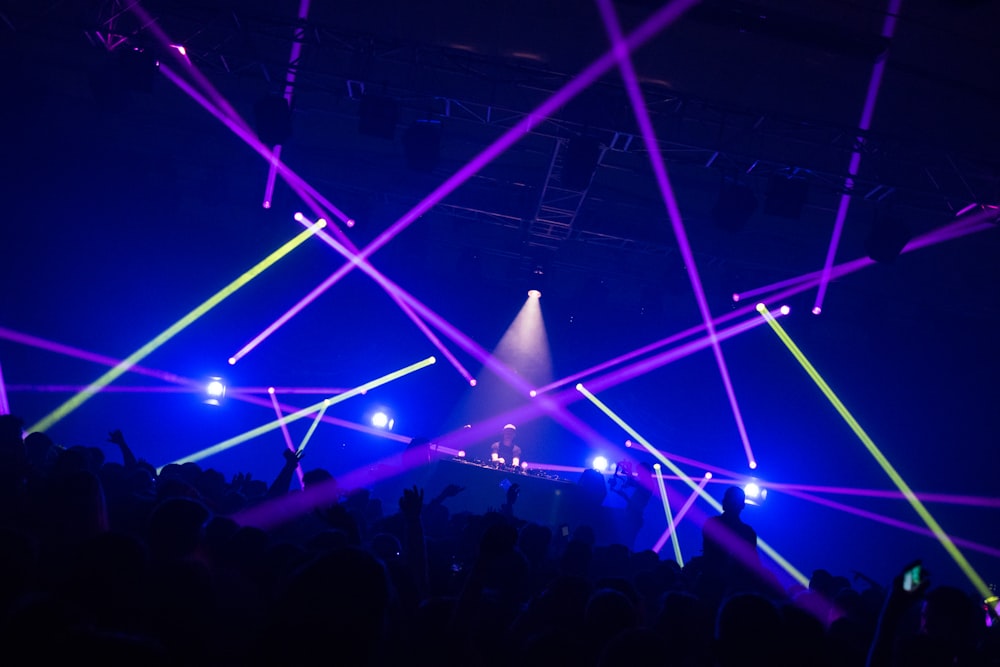 people gathering in event during night time