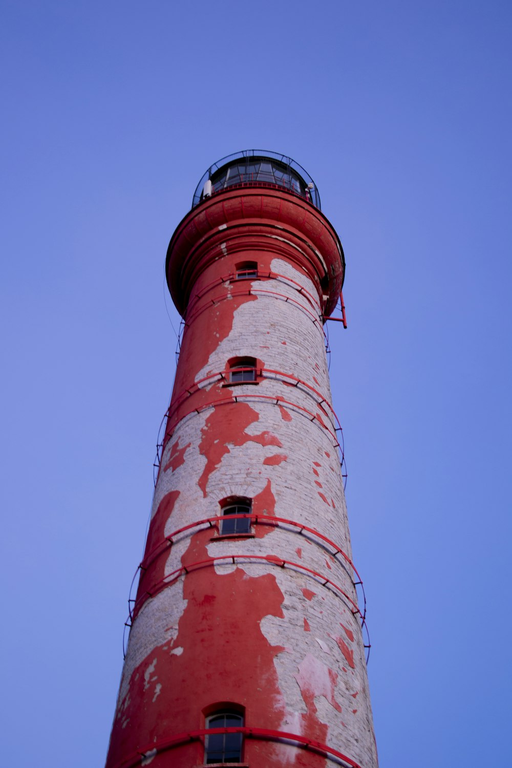 red and brown tower