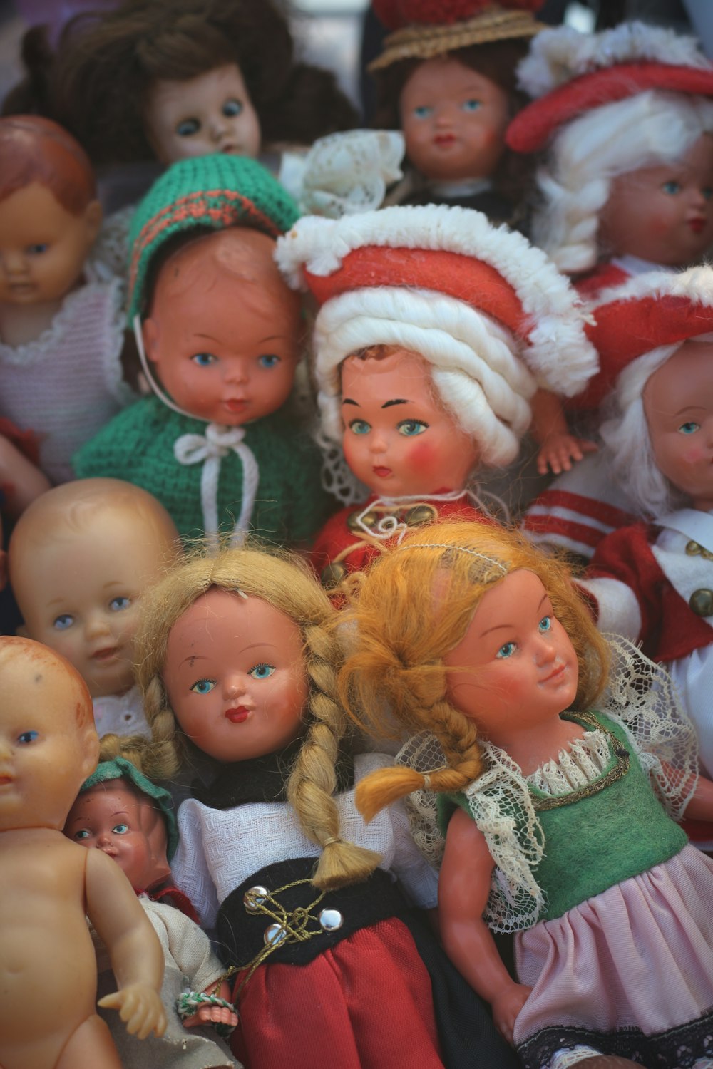 bunch of dolls