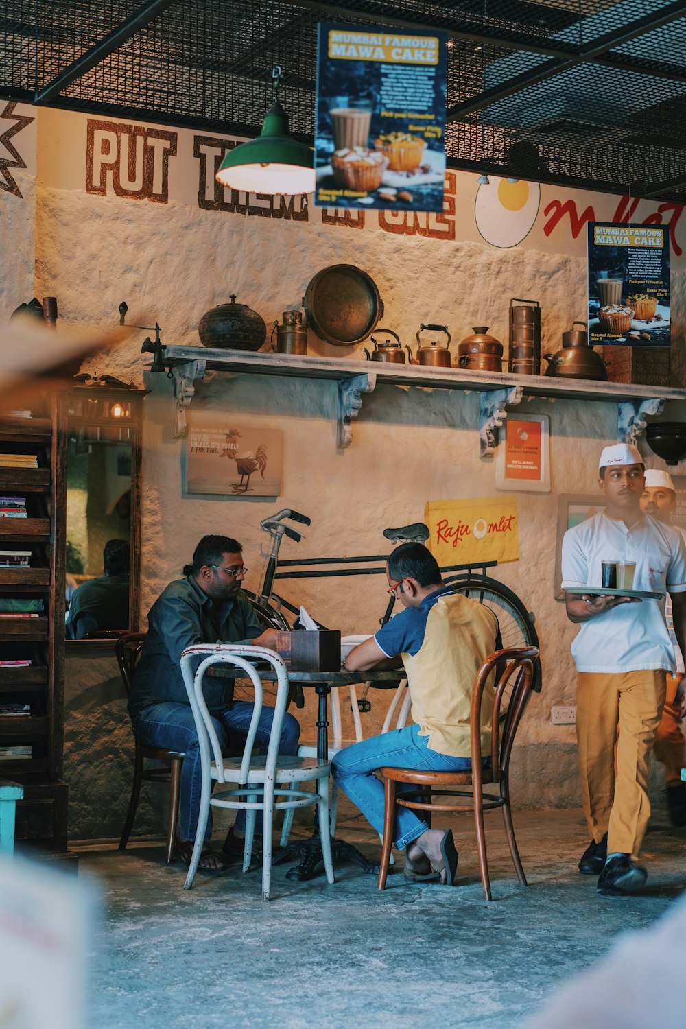 people sitting on chair