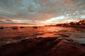 golden hour at beach