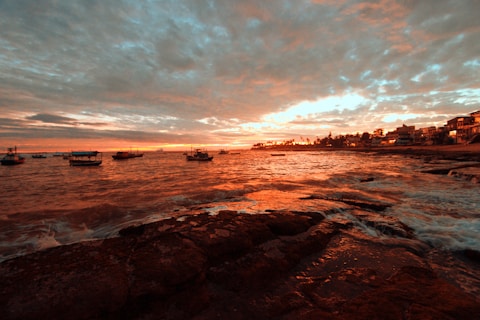 golden hour at beach